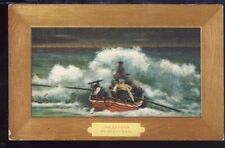 VTG Postcard (Pre-1951) Life Savers, by Stettman (Art, Painting, Boat at Sea) picture