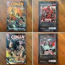 Conan The Barbarian Life & Death Of Conan Books 1 & 2 1st Printing Paperback Set picture