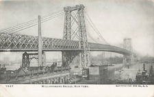 Antique Postcard, Williamsburg Bridge, New York City, NY, Long Ago* picture