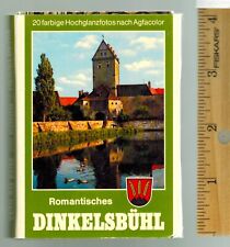 DINKELSBUHL Germany - 20 Full-Color Photo Souvenir Folder  picture