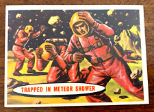 1957 Topps Space Cards.  # 39 Trapped In Meteor Shower    EX/NM+ picture