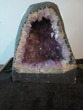 huge raw amethyst geode crystal cathedral natural picture