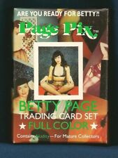 BETTY PAGE PIX Mint 36 Trading Card Set 1991 Shel-Tone Nudes Mint Box 1950s pics picture