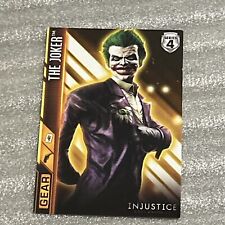 Ultra Rare Gear Card#130 THE JOKER  Injustice Gods Among Us Arcade Game picture