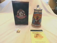 1996 ANHEUSER BUSCH STEIN MEMBERS CLUB WORLDS LARGEST BREWER AND BONUS MATERIAL picture