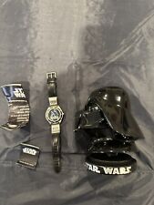 Fossil Star Wars Darth Vader Watch Leather 1997 20th Anniversary Running. picture