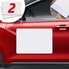 2 Pack 17” x12” Blank Magnets with 50 mils Prevent Car Scratches & Dents Roun... picture