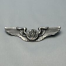 WW2 Sterling Silver USAAF US Army Air Force Enlisted Air Crew Wings Pin 3