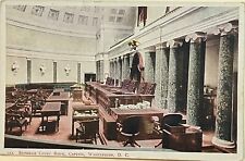 Washington DC Supreme Court Interior Antique Postcard c1900 picture
