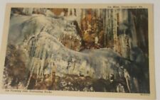 1940's PENNSYLVANIA postcard  Inside Ice Mine COUDERSPORT PA Sweden township picture