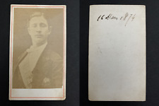 Prince Louis-Napoleon, March 16, 1874 Vintage CDV Albumen Print.Napoleon Eugè picture