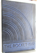1937 Rockford High School Yearbook Annual Rockford Ohio OH - Rocket Class photos picture