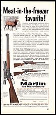 1960 MARLIN 336 Texan, Carbine and Sporting Carbine Meat in the freezer AD picture