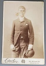 1890s Georgetown University Baseball Doc White MLB WS Chsmp XRC RC Cabinet Card picture