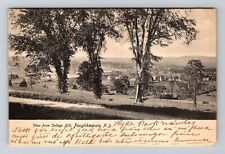 Poughkeepsie NY-New York, Vista of Town, College Hill, Vintage Postcard picture