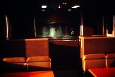 Original 1981 Amtrak Lounge Cafe Car Seating Tables Slide 8245 picture