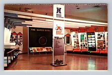 Canton OH-Ohio, Interior Of The Pro Football Hall Of Fame, Vintage Postcard picture