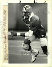 1987 Press Photo Markus Paul, Syracuse University Football Player picture