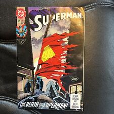 DC Superman #75 The Death Of Superman January 1993 Good picture