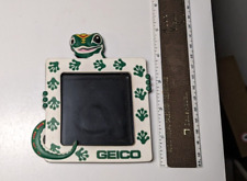 Geico Gecko Refrigerator Magnetic Unbreakable Picture Frame Insurance picture