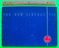 1935 LINCOLN & CUSTOM BODY PRESTIGE 46-pg CATALOG Brochure BRUNN LeBaron JUDKINS picture