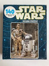 Vintage 1977 General Mills Star Wars R2-D2 and C-3PO 140 Piece Jigsaw Puzzle picture