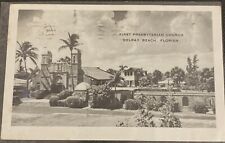 Vintage Delray Beach, FL Postcard First Presbyterian Church picture
