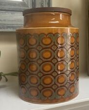 Vintage Hornsea England Bronte 1973 Canister MCM Retro Style Ceramic picture