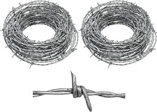 Dlh Western Real Barbed Wire 120Ft 15.5 Gauge 2 Point - Great for Crafts, Fences picture