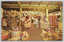 Postcard Straw Section of Victoria Crafts Market in Kingston Jamaica picture