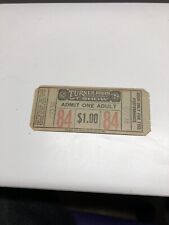 1950’s Turner Brothers Dog And Pony Show Circus Vintage Ticket picture