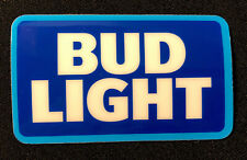 BUD LIGHT STICKER “A COLD ONE”  3 3/8 x 2”￼ VERY THICK & GLOSSY picture