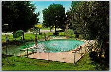 Vtg Vermilion Ohio OH Pecks Vacation Cottages Swimming Pool Lake Erie Postcard picture