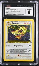 Pokemon Card Tauboss 8/64 1st Edition Jungle Graded CGC 8 NM/M picture