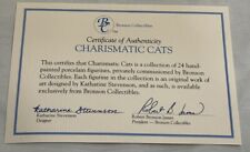 Bronson collectibles Charismatic Cats Complete Set Of 24 With COA & ID Cards picture