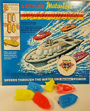 Vinage 6 Alka Seltzer Speed Boats Vending Machine Toy Prizes Unused NOS SKU 12 picture