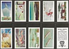 ABC (CINEMA)-FULL SET- WATER SPORTS 1956 (10 CARDS) ALL SCANNED picture