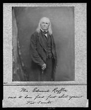 Mr. Edmund Ruffin,said to have fired first shot against Fort Sumter,Slaveholder picture