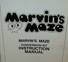 Marvins Maze SNK Arcade Manual Original 1983 Video Game Service Instructions picture