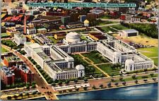 Cambridge Massachusetts Institute of Technology MIT Charles River Linen Postcard picture