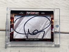 2021 Leaf Pop Century Taylor Swift Cut Signatures Auto #PCC-TS1🏆Travis Kelce🏆 picture