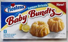 Hostess BABY BUNDTS Lemon Drizzle 2021 - 10 OZ - NEW -9/08/2021- EMPTY BOX picture