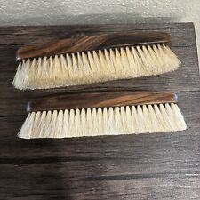 Pair Real Ebony Vintage/antique Bristle Brushes picture