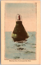 Whistling Buoy - Newburyport Bar MA 1900's UDB Nice Vintage Postcard picture