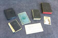 Family Bible LOT Family History Photo Marriage Estate Lot Unusual Books Mixed GT picture