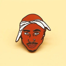 2PAC American Rapper and Actor Hat / Lapel Pin ~ rp picture
