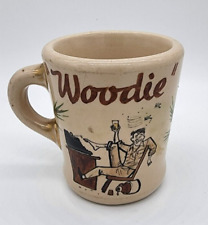 Bob Williams Handpainted Coffee Cup Mug Woody 1950-1963 picture