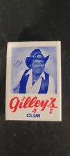 Vintage Gilley's Night Club Matchbox Pasadena Texas Advertising Matches Full picture