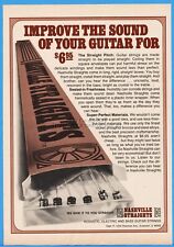 1977 Nashville Straights Guitar Strings Evanston IL Vintage Magazine PHOTO Ad picture