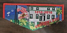 Boy Scout 2010 National Scout Jamboree - OA Lodge Unali'yi 236 Flap Patch picture